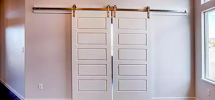 Glass Barn Door with Installation Hardware Kit Rancho San Diego